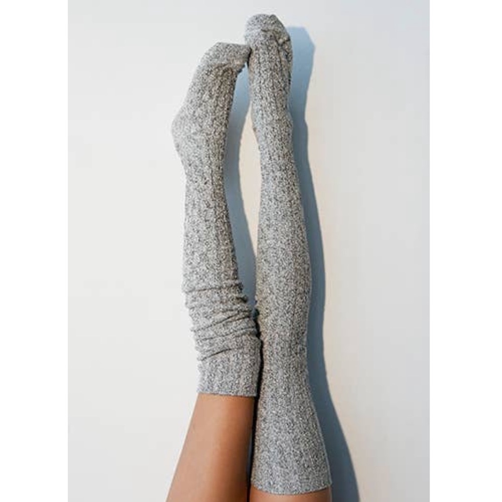 Anthro Lux Thigh High Socks cable knit - Picture 11 of 12